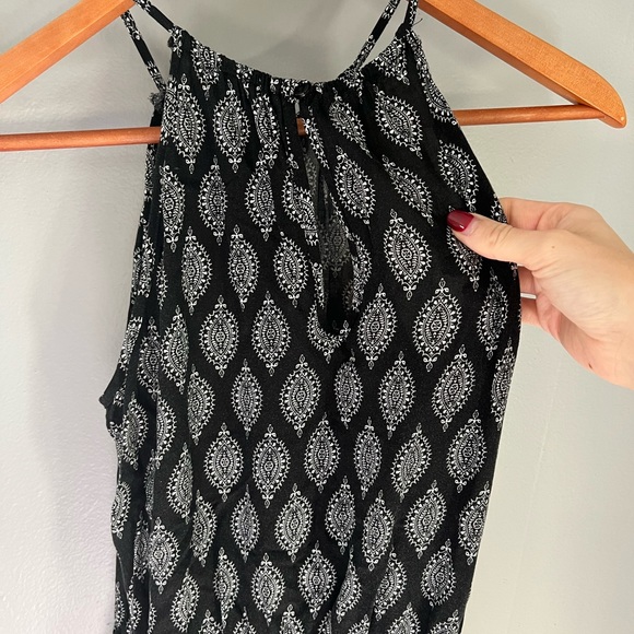 Target Mossimo Supply Co. Paisley Black And White Romper Small - Picture 6 of 8